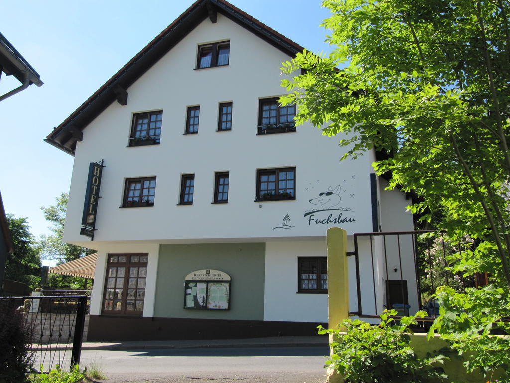 Rennsteighotel Gruener Baum Schmiedefeld am Rennsteig Exteriör bild