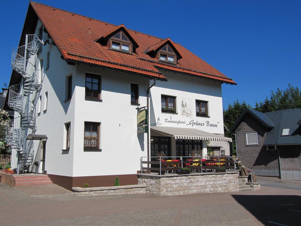 Rennsteighotel Gruener Baum Schmiedefeld am Rennsteig Exteriör bild